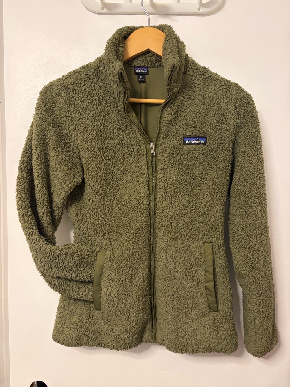 Patagonia Olive Green Fleece Jacket